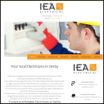Screen shot of the IEA Electrical website.