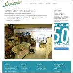Screen shot of the Sorrento Furnishers website.