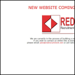 Screen shot of the Red Recruitement website.