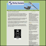 Screen shot of the Wortley Standards Ltd website.