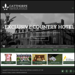 Screen shot of the Catthorpe Manor website.