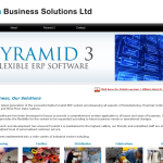 Screen shot of the Delta Business Solutions Ltd website.