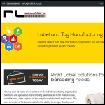 Screen shot of the RL Solutions Ltd website.