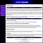 Screen shot of the Barratt Computing Ltd website.