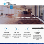 Screen shot of the The Thirst Alternative Ltd website.
