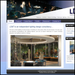 Screen shot of the Lighting Design & Technology website.