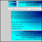 Screen shot of the South Wales Engineering Consultants Ltd website.