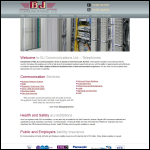 Screen shot of the Bj Communications website.