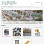 Screen shot of the Chalk Down Lime Ltd website.