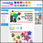 Screen shot of the Imagine Office Supplies Ltd website.