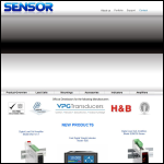 Screen shot of the Sensor Techniques Ltd website.