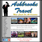 Screen shot of the Ashbrooke Travel Ltd website.