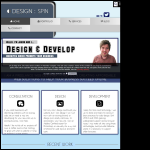 Screen shot of the Design Spin website.