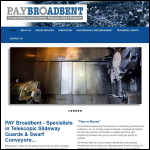 Screen shot of the Pay Broadbent Ltd website.