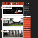 Screen shot of the Maverick Slacklines Ltd website.