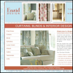 Screen shot of the Enaid Design Ltd website.
