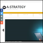Screen shot of the A-strategy Ltd website.