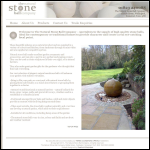 Screen shot of the The Natural Stone Ball Company website.