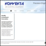 Screen shot of the Konvekta Ltd website.