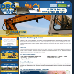 Screen shot of the Dbc Plant Hire Ltd website.