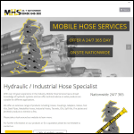 Screen shot of the Mobile Hose Services Ltd website.