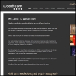 Screen shot of the The Woodteam Group Ltd website.