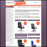 Screen shot of the Chairs Direct Ltd website.