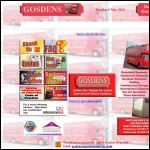 Screen shot of the Gosdens Removals & Storage website.