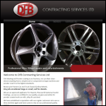 Screen shot of the Dfb Contracting Services website.