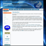 Screen shot of the Eqwebs Ltd website.