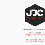 Screen shot of the Jdc Construction Ltd website.
