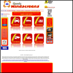 Screen shot of the Speedy Windscreens website.