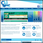 Screen shot of the Cu Marketing website.