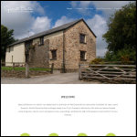 Screen shot of the Speccott Barton Holiday Cottages website.