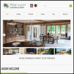 Screen shot of the Alderwood Construction Ltd website.