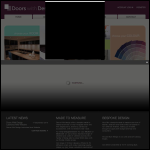 Screen shot of the Doors With Design website.