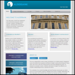 Screen shot of the Alderbank Property Management website.