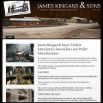 Screen shot of the James Kingan & Sons Ltd website.