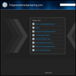 Screen shot of the 3rd Generation Engineering Ltd website.