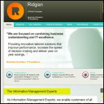 Screen shot of the Ridgian website.
