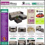 Screen shot of the Furniture Alfresco UK website.