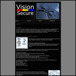 Screen shot of the Vision Secure Ltd website.