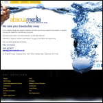Screen shot of the Abacus Interactive Media Ltd website.
