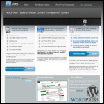 Screen shot of the Wp Sites Ltd website.