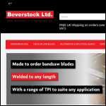 Screen shot of the Hamilton Beverstock Ltd website.