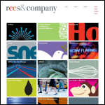 Screen shot of the Rees & Company website.