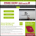 Screen shot of the Shopfitting Contractors website.