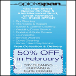 Screen shot of the Spick & Span Ltd website.