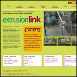 Screen shot of the Extrusion-link Ltd website.