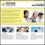 Screen shot of the Ventura Office Supplies Ltd website.